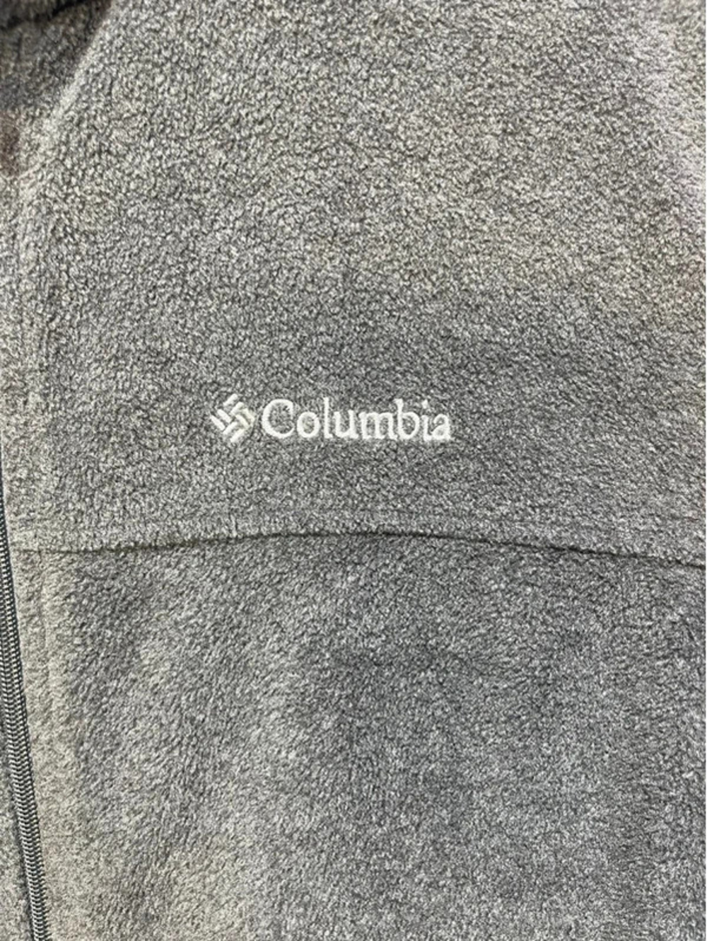 Columbia Women's Fleece Jacket Full Zip Gray Outdoor Hiking XL - Picture 4 of 8